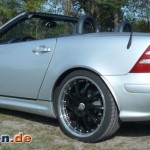 Mercedes SLK 170 mit DBV Australia 19 Zoll in schwarz